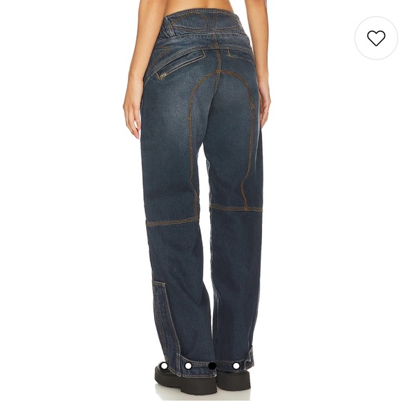 NWOT EB DENIM Moto in Bella Notte color Jean 26 - Picture 3 of 14